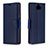 Coque Portefeuille Livre Cuir Etui Clapet L02 pour Sony Xperia 10 Bleu