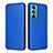 Coque Portefeuille Livre Cuir Etui Clapet L02Z pour Motorola Moto Edge 30 5G Bleu