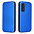 Coque Portefeuille Livre Cuir Etui Clapet L02Z pour Motorola Moto Edge S30 5G Bleu