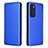 Coque Portefeuille Livre Cuir Etui Clapet L02Z pour Motorola Moto G60s Bleu