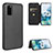 Coque Portefeuille Livre Cuir Etui Clapet L02Z pour Samsung Galaxy S20 FE 5G Noir