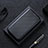 Coque Portefeuille Livre Cuir Etui Clapet L02Z pour Sony Xperia 5 II Noir