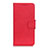 Coque Portefeuille Livre Cuir Etui Clapet L03 pour Alcatel 3L Rouge