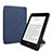 Coque Portefeuille Livre Cuir Etui Clapet L03 pour Amazon Kindle 6 inch Bleu