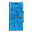 Coque Portefeuille Livre Cuir Etui Clapet L03 pour Asus ZenFone Live L1 ZA550KL Bleu