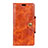 Coque Portefeuille Livre Cuir Etui Clapet L03 pour HTC U12 Life Orange