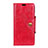 Coque Portefeuille Livre Cuir Etui Clapet L03 pour HTC U12 Life Rouge