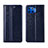 Coque Portefeuille Livre Cuir Etui Clapet L03 pour Motorola Moto G 5G Plus Bleu