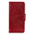 Coque Portefeuille Livre Cuir Etui Clapet L03 pour Motorola Moto G8 Power Lite Rouge