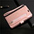 Coque Portefeuille Livre Cuir Etui Clapet L03 pour Samsung Galaxy S20 Or Rose