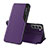 Coque Portefeuille Livre Cuir Etui Clapet L03 pour Samsung Galaxy S22 Plus 5G Violet