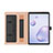Coque Portefeuille Livre Cuir Etui Clapet L03 pour Samsung Galaxy Tab A7 Wi-Fi 10.4 SM-T500 Petit
