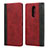 Coque Portefeuille Livre Cuir Etui Clapet L03 pour Sony Xperia 1 Rouge