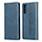 Coque Portefeuille Livre Cuir Etui Clapet L03 pour Sony Xperia 10 II Bleu