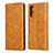 Coque Portefeuille Livre Cuir Etui Clapet L03 pour Sony Xperia 10 II Orange