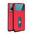 Coque Portefeuille Livre Cuir Etui Clapet L03 pour Vivo X60 5G Rouge