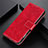 Coque Portefeuille Livre Cuir Etui Clapet L03 pour Vivo Y20i India Rouge