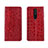 Coque Portefeuille Livre Cuir Etui Clapet L03 pour Xiaomi Poco X2 Rouge