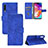 Coque Portefeuille Livre Cuir Etui Clapet L03Z pour Samsung Galaxy A70S Bleu