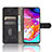 Coque Portefeuille Livre Cuir Etui Clapet L03Z pour Samsung Galaxy A70S Petit