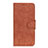 Coque Portefeuille Livre Cuir Etui Clapet L04 pour Alcatel 3X Marron