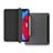 Coque Portefeuille Livre Cuir Etui Clapet L04 pour Apple iPad Air 10.9 (2020) Noir