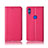 Coque Portefeuille Livre Cuir Etui Clapet L04 pour Huawei Honor 8X Rouge