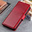 Coque Portefeuille Livre Cuir Etui Clapet L04 pour Huawei Nova 8 SE 5G Rouge