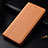 Coque Portefeuille Livre Cuir Etui Clapet L04 pour LG V50 ThinQ 5G Orange