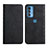 Coque Portefeuille Livre Cuir Etui Clapet L04 pour Motorola Moto Edge 20 Pro 5G Noir