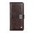 Coque Portefeuille Livre Cuir Etui Clapet L04 pour Motorola Moto G9 Plus Marron Petit