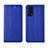 Coque Portefeuille Livre Cuir Etui Clapet L04 pour Oppo Find X3 Lite 5G Bleu