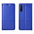 Coque Portefeuille Livre Cuir Etui Clapet L04 pour Oppo K7 5G Bleu