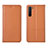 Coque Portefeuille Livre Cuir Etui Clapet L04 pour Oppo K7 5G Orange