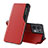 Coque Portefeuille Livre Cuir Etui Clapet L04 pour Oppo Reno8 Pro+ Plus 5G Rouge