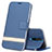 Coque Portefeuille Livre Cuir Etui Clapet L04 pour Xiaomi Poco X2 Bleu