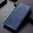 Coque Portefeuille Livre Cuir Etui Clapet L05 pour Motorola Moto G9 Plus Bleu
