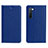 Coque Portefeuille Livre Cuir Etui Clapet L05 pour Oppo F15 Bleu