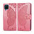 Coque Portefeuille Livre Cuir Etui Clapet L05 pour Samsung Galaxy M12 Rose