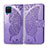 Coque Portefeuille Livre Cuir Etui Clapet L05 pour Samsung Galaxy M12 Violet Clair