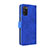 Coque Portefeuille Livre Cuir Etui Clapet L05Z pour Samsung Galaxy A02s Bleu
