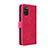Coque Portefeuille Livre Cuir Etui Clapet L05Z pour Samsung Galaxy A02s Rose Rouge Petit