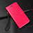 Coque Portefeuille Livre Cuir Etui Clapet L06 pour Huawei Honor 9X Rose Rouge