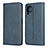 Coque Portefeuille Livre Cuir Etui Clapet L06 pour Huawei Nova 6 SE Bleu