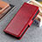 Coque Portefeuille Livre Cuir Etui Clapet L06 pour LG K22 Rouge