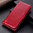 Coque Portefeuille Livre Cuir Etui Clapet L06 pour Motorola Moto G9 Plus Rouge