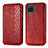 Coque Portefeuille Livre Cuir Etui Clapet L06 pour Samsung Galaxy A12 Rouge