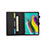 Coque Portefeuille Livre Cuir Etui Clapet L06 pour Samsung Galaxy Tab S5e 4G 10.5 SM-T725 Petit