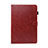 Coque Portefeuille Livre Cuir Etui Clapet L06 pour Samsung Galaxy Tab S5e 4G 10.5 SM-T725 Vin Rouge