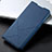 Coque Portefeuille Livre Cuir Etui Clapet L06 pour Xiaomi Poco X2 Bleu